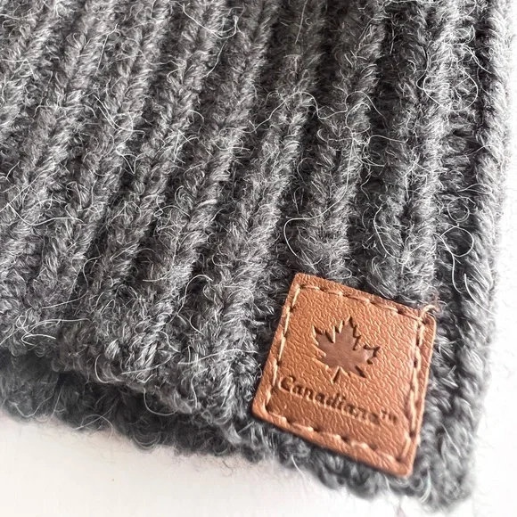 Canadiana Men's Quarter-Zip Cable Knit Sweater Size L - Picture 2 of 10